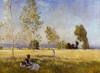 Monet, Claude Oscar - Meadow at Bezons